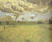 Vincent Van Gogh Landscape under a Stormy Sky (nn04) china oil painting reproduction